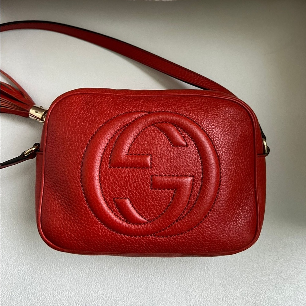 Red Gucci Soho Crossbody